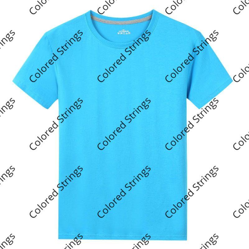 Wholesale Drop-Ship T Shirts Men Women 100% Cotton Short Sleeve Solid Male Female Tshirts Tees O-Neck Plus Size 4XL Tee shirt