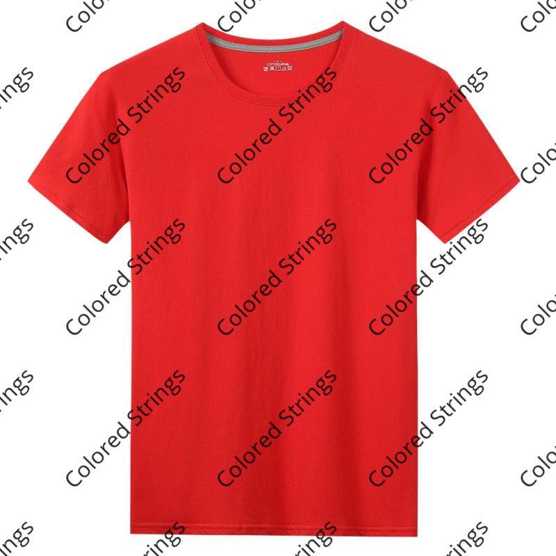 Wholesale Drop-Ship T Shirts Men Women 100% Cotton Short Sleeve Solid Male Female Tshirts Tees O-Neck Plus Size 4XL Tee shirt