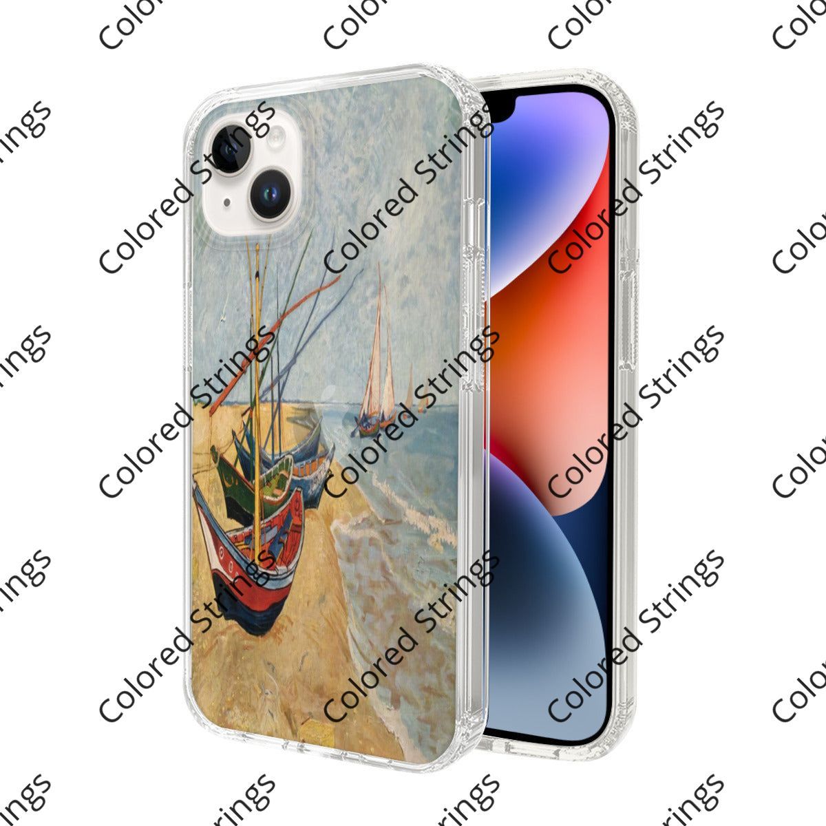 iPhone 14 Case Cover Boat Paint