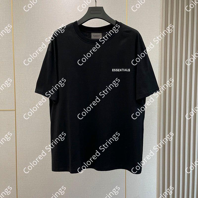 Summer New Essentials T-Shirts High street Hip-Hop Style 100% Cotton Quality Men and Women Oversized Sport T-Shirt