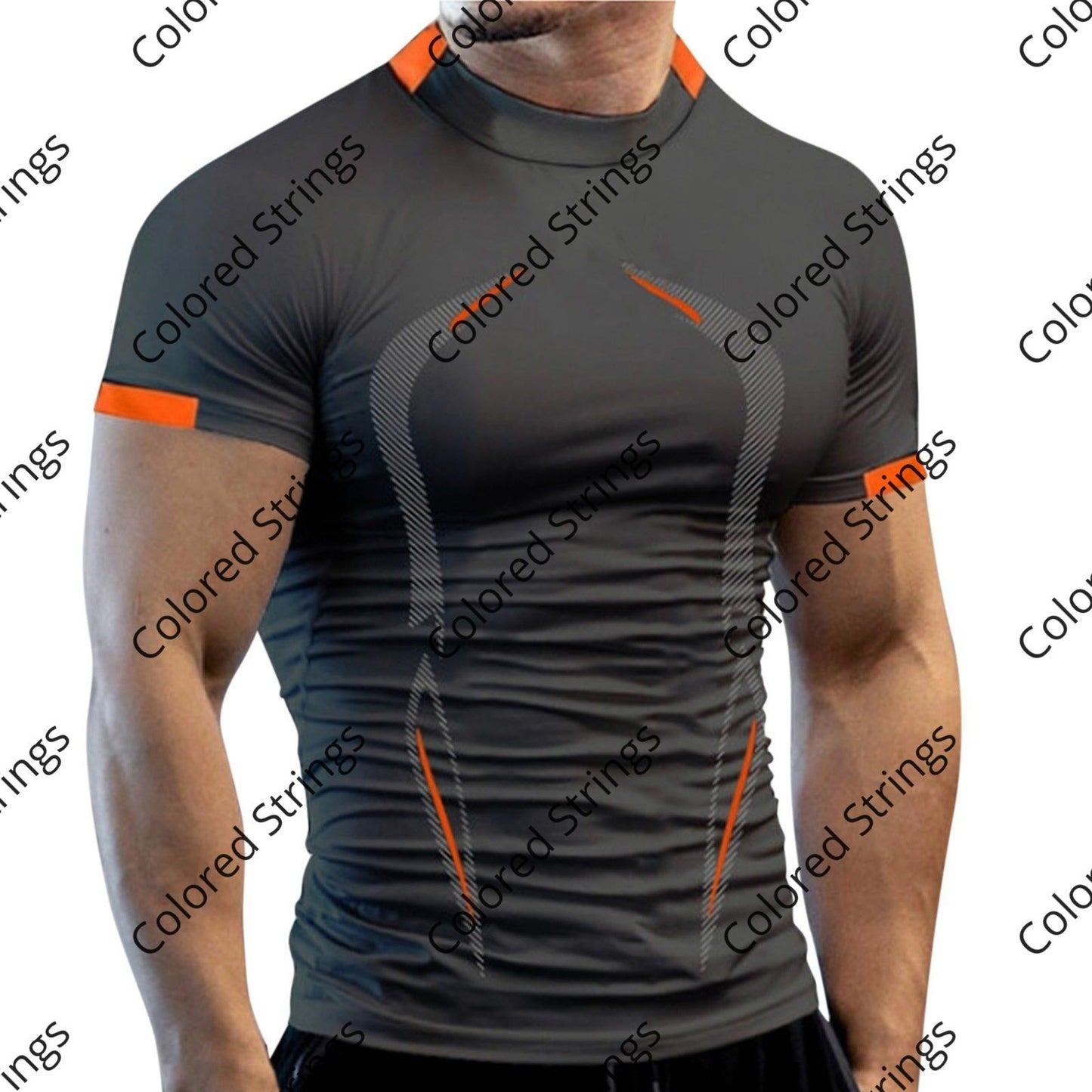 Summer Gym Shirt Sport T Shirt Men Quick Dry Running Shirt Men Workout Tees Fitness Tops Oversized Short Sleeve T-shirt Clothes