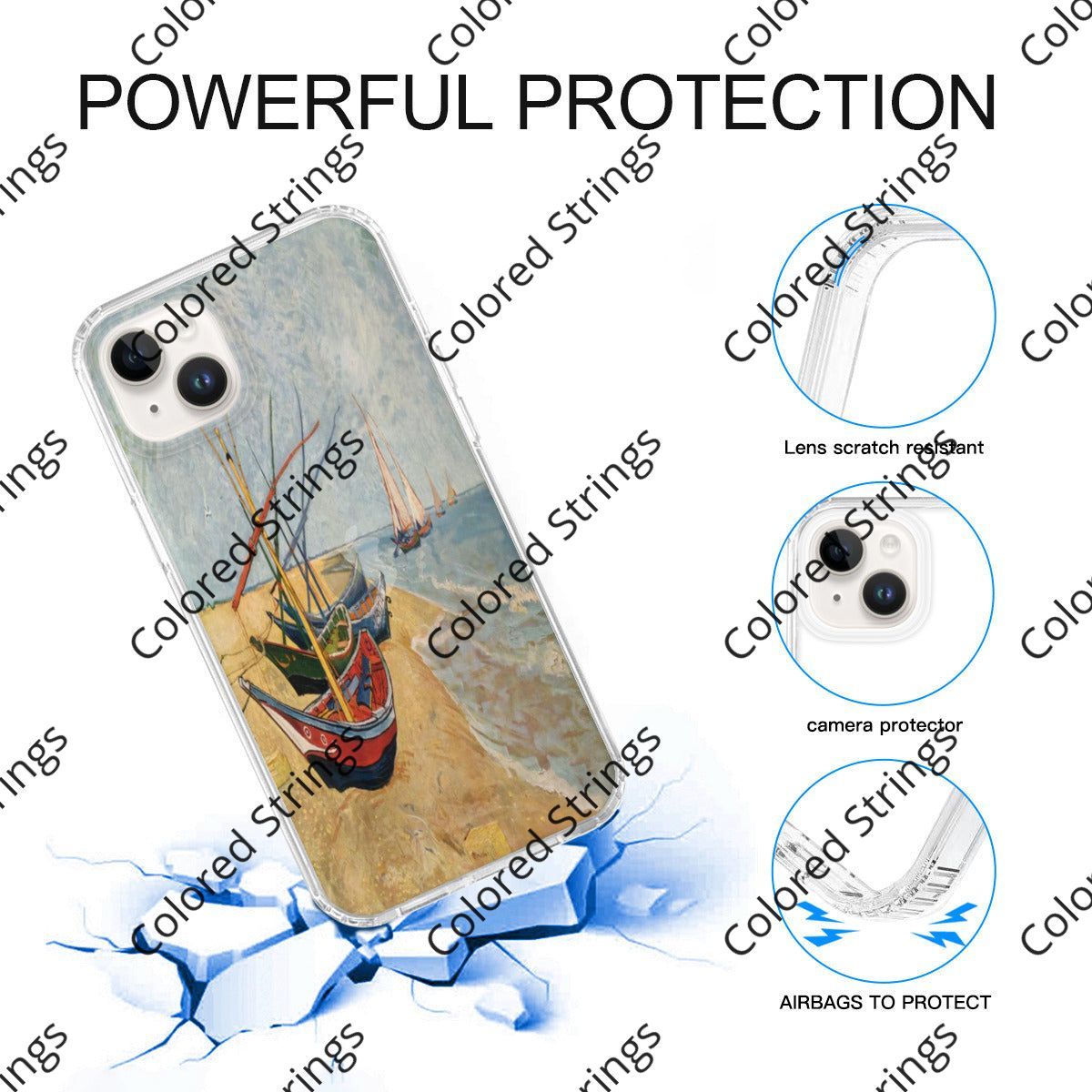 iPhone 14 Case Cover Boat Paint