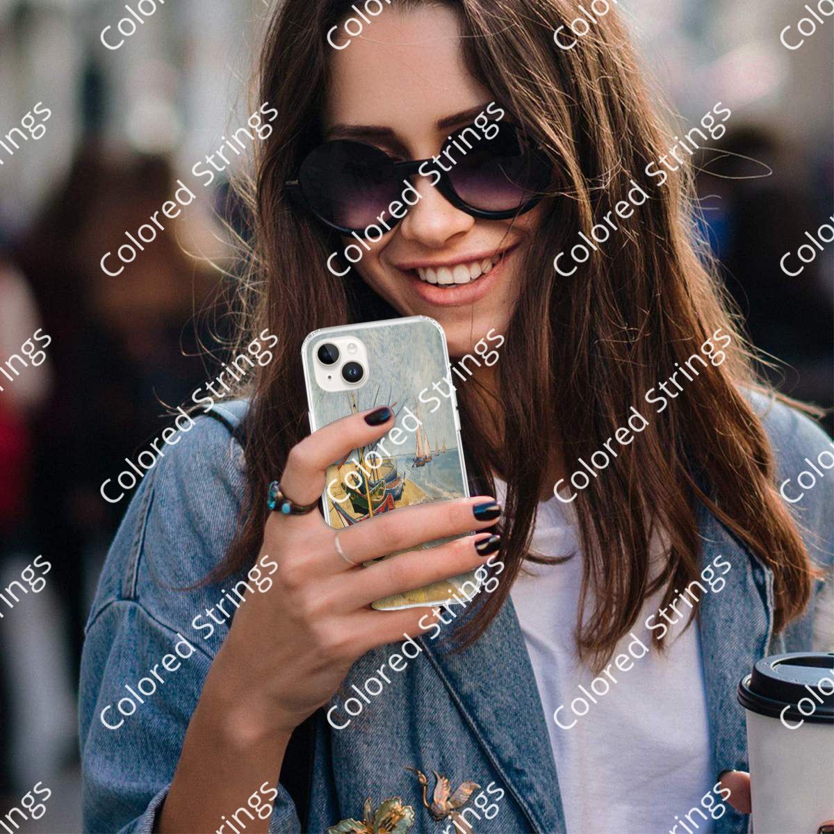 iPhone 14 Case Cover Boat Paint